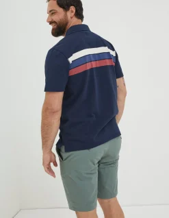 FatFace Chest Stripe Rugby|Men T-Shirts