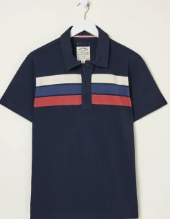 FatFace Chest Stripe Rugby|Men T-Shirts