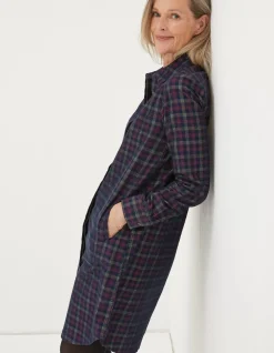 FatFace Chester Cord Check Dress|Women Dresses
