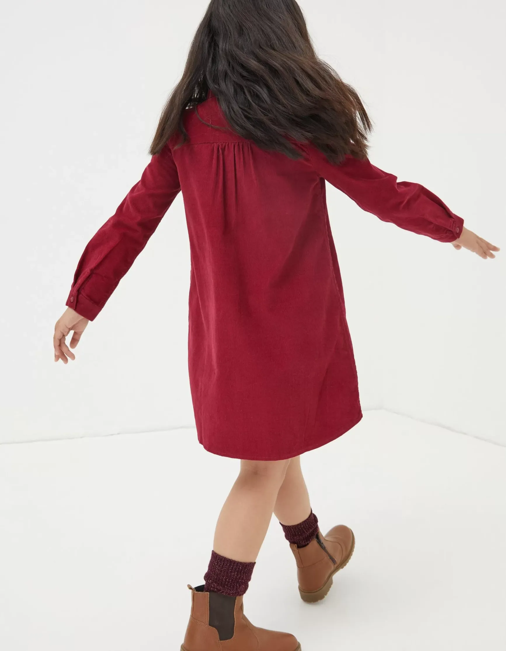 FatFace Chester Cord Dress|Girls View All