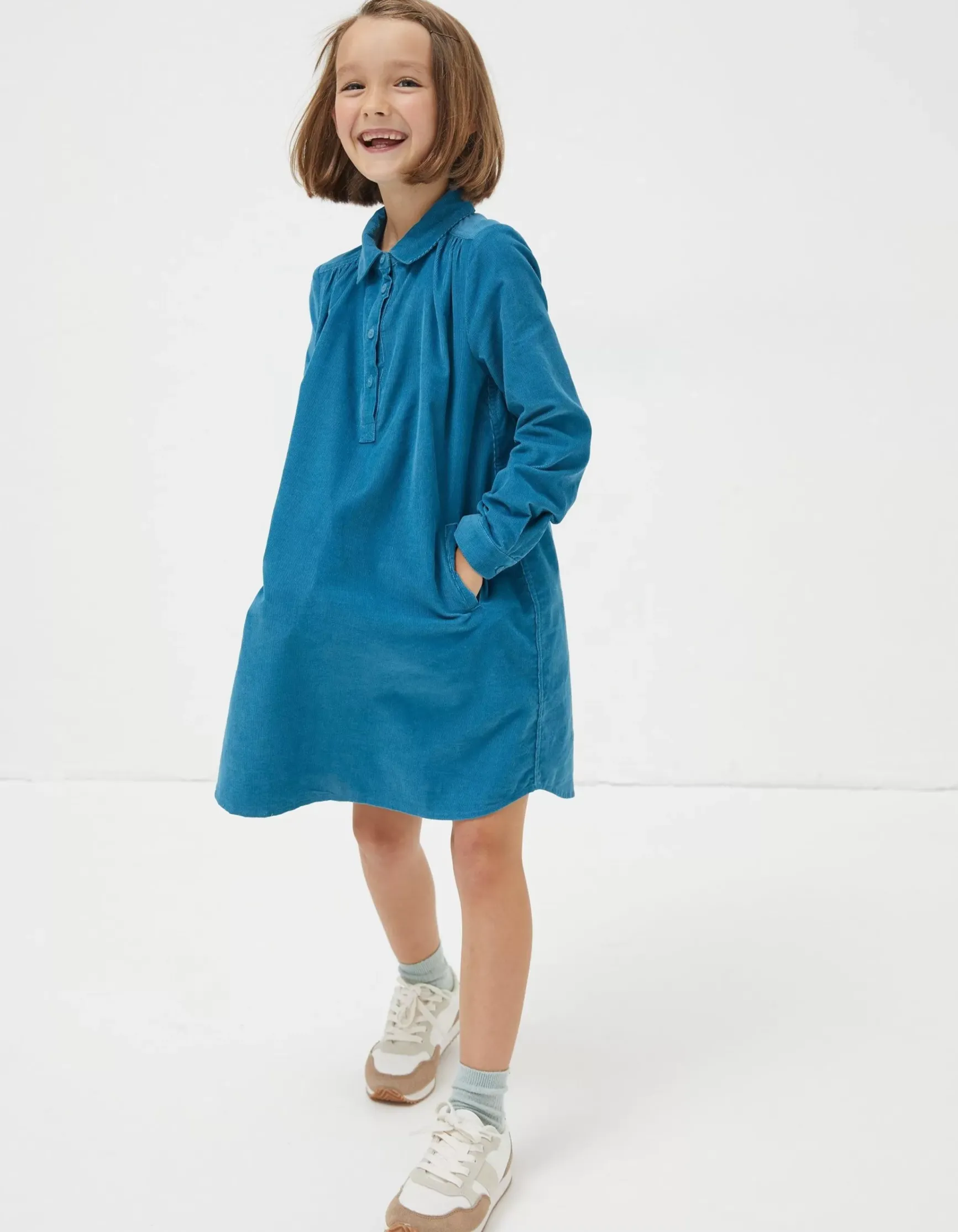 FatFace Chester Cord Dress|Girls View All