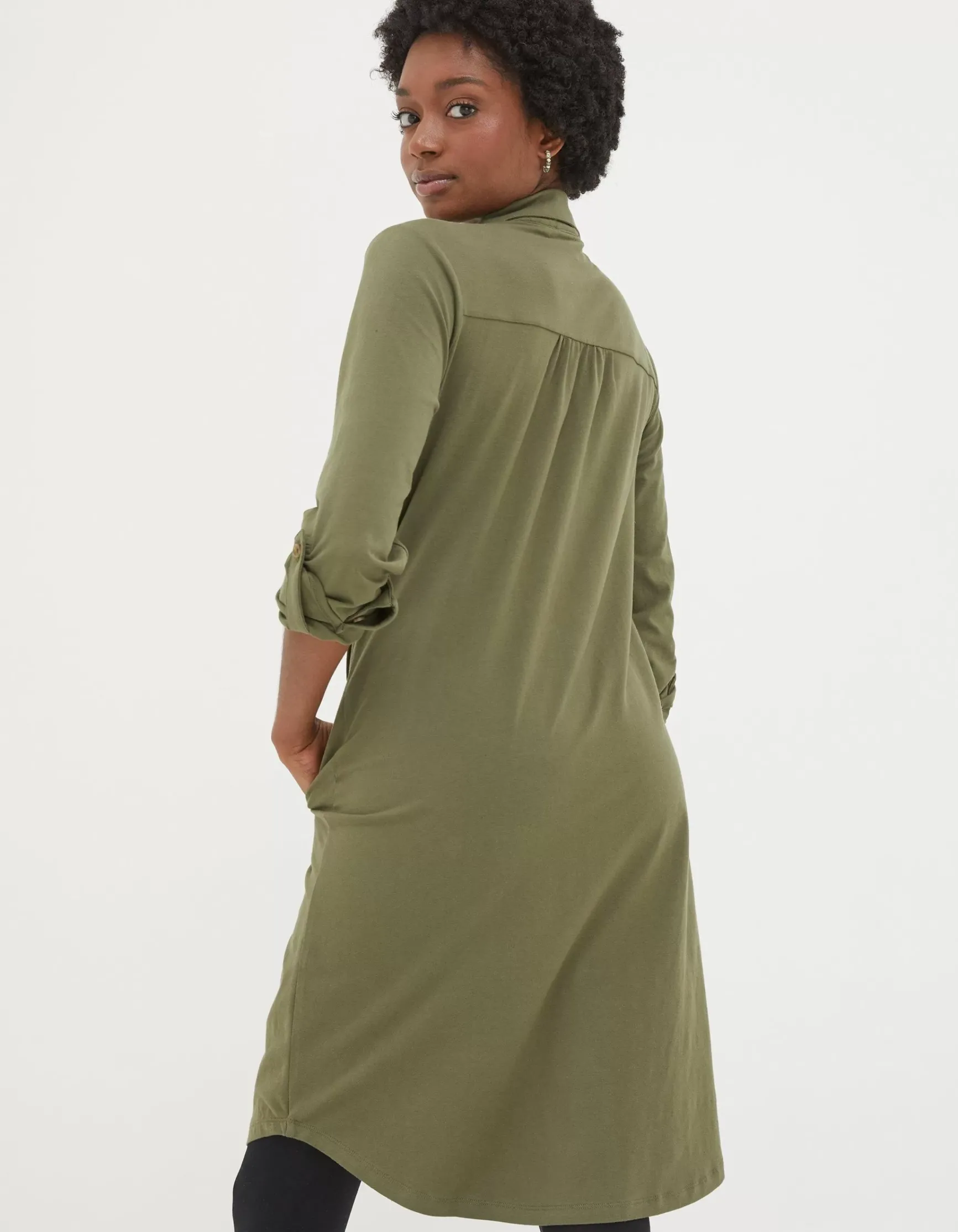 FatFace Chester Jersey Shirt Dress|Women View All