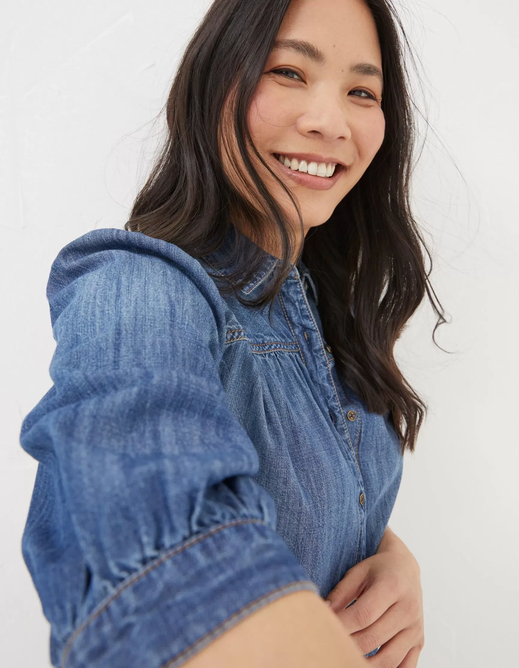 FatFace Clara Denim Dress|Women View All