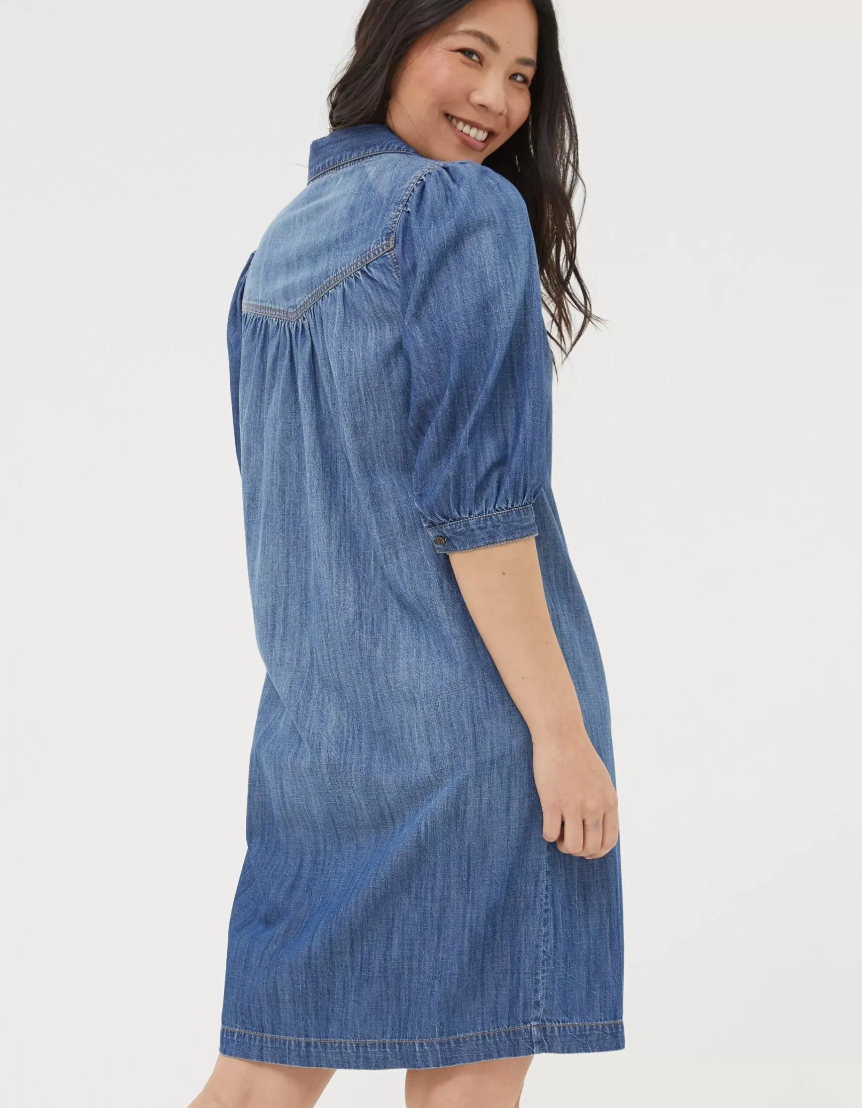 FatFace Clara Denim Dress|Women View All