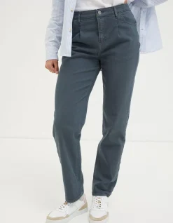 FatFace Cleo Canvas Barrel Leg Chino|Women Trousers & Leggings
