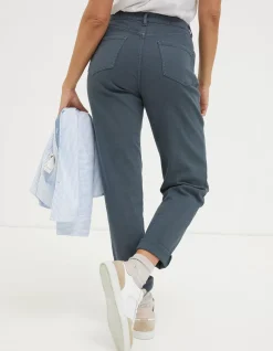 FatFace Cleo Canvas Barrel Leg Chino|Women Trousers & Leggings