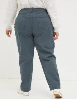 FatFace Cleo Canvas Barrel Leg Chino|Women Trousers & Leggings
