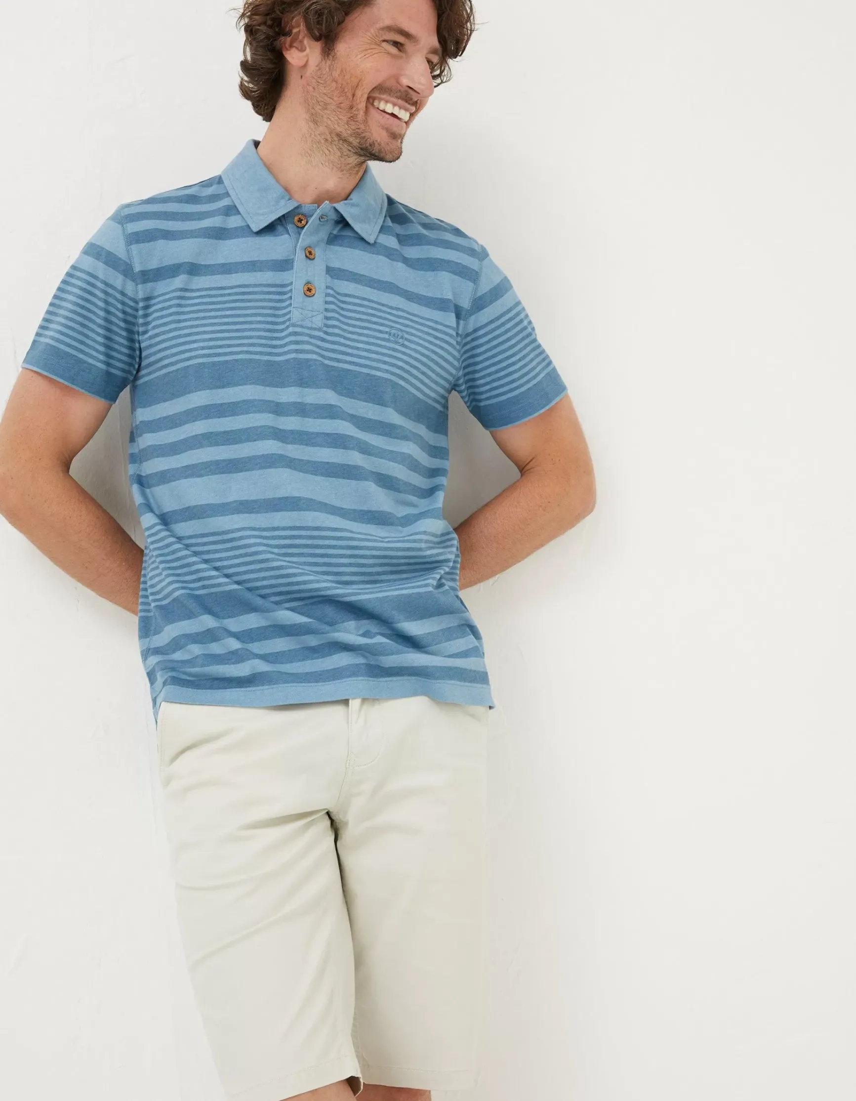 FatFace Clifton Stripe Polo|Men T-Shirts