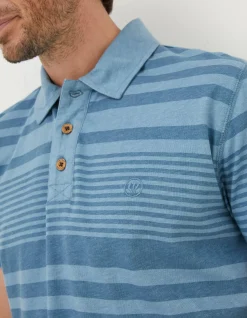 FatFace Clifton Stripe Polo|Men T-Shirts