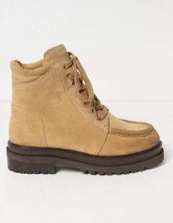 FatFace Clover Suede Apron Ankle Boot|Women Boots