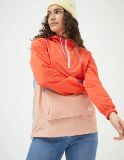 FatFace Colour Block Packaway Mac|Women Coats & Jackets