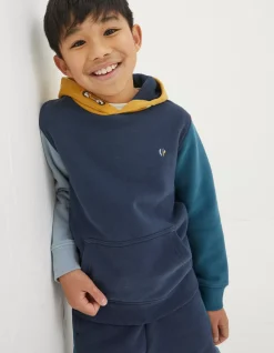 FatFace Colour Block Popover Hoodie|Boys View All