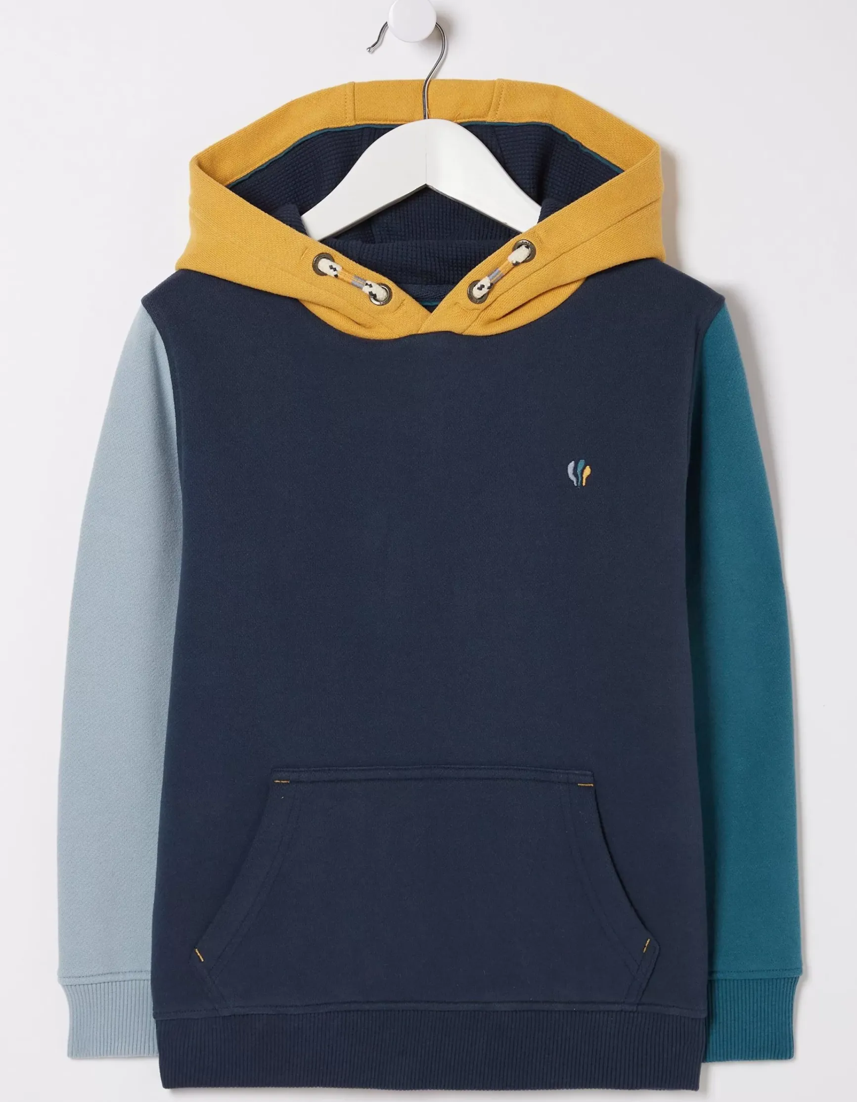 FatFace Colour Block Popover Hoodie|Boys View All