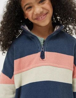 FatFace Colourblock Boxy Airlie Sweatshirt|Girls View All
