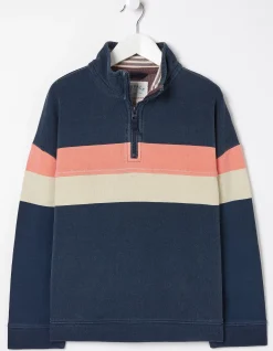 FatFace Colourblock Boxy Airlie Sweatshirt|Girls View All