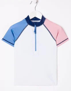 FatFace Colourblock Rash Vest|Girls View All