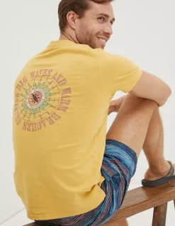 FatFace Compass T-Shirt|Men T-Shirts