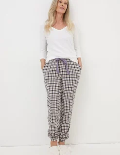 FatFace Cora Gingham Pyjama Bottoms|Women Nightwear & Loungewear