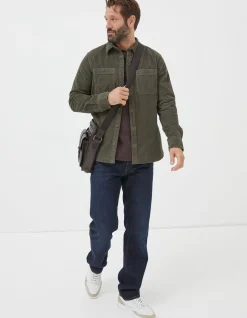 FatFace Cord Utility Shirt|Men View All
