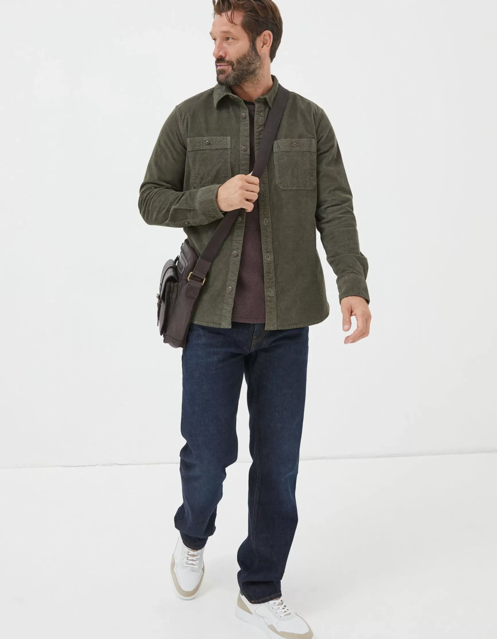 FatFace Cord Utility Shirt|Men View All