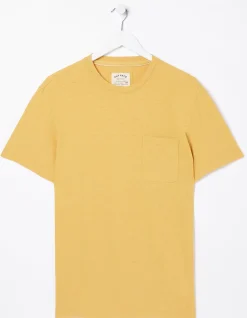 FatFace Cotton Linen Pocket T-Shirt|Men T-Shirts