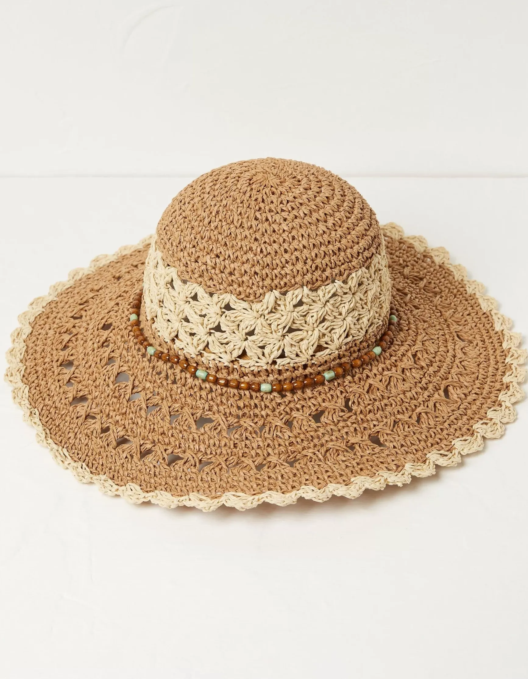 FatFace Crochet Straw Sun Hat|Women View All