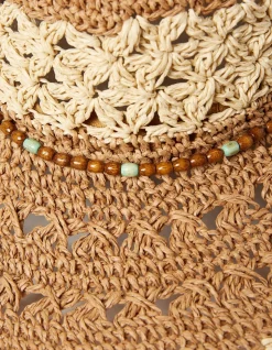 FatFace Crochet Straw Sun Hat|Women View All