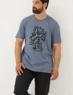 FatFace Daily Grind T-Shirt|Men T-Shirts