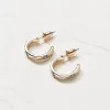 FatFace Daisy Enamel Hoop Earrings|Women View All