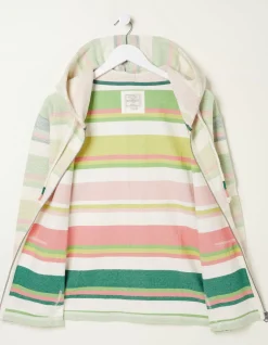 FatFace Daisy Textured Zip Up Hoodie|Women Sweatshirts & Hoodies