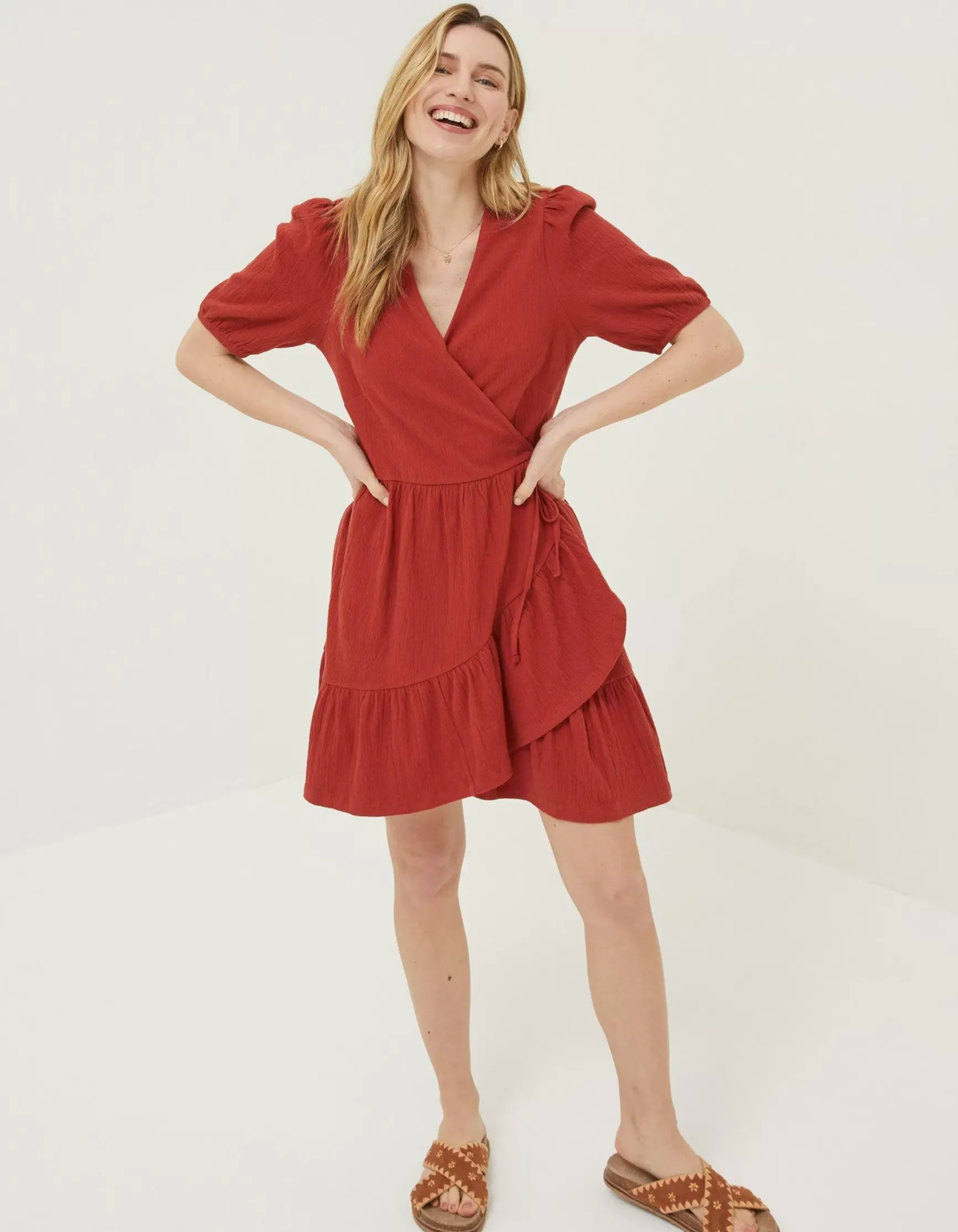 FatFace Danica Jersey Wrap Dress|Women Dresses