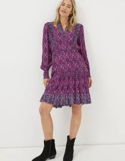 FatFace Darcey Ikat Geo Dress|Women Dresses