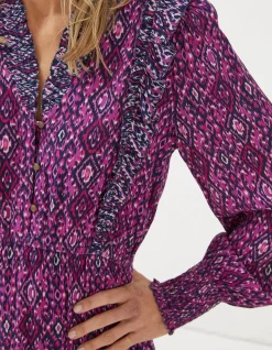 FatFace Darcey Ikat Geo Dress|Women Dresses