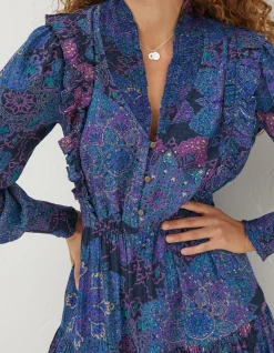 FatFace Darcey Mosaic Geo Dress|Women Dresses