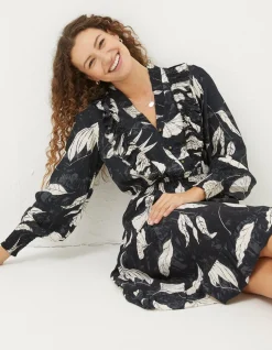 FatFace Darcey Twilight Leaves Dress|Women Dresses