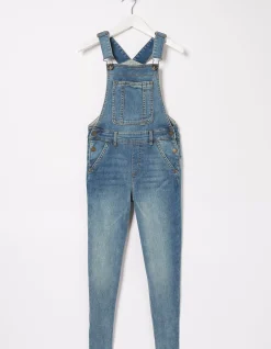FatFace Darcy Skinny Denim Dungarees|Girls Dungarees, Jeans & Leggings