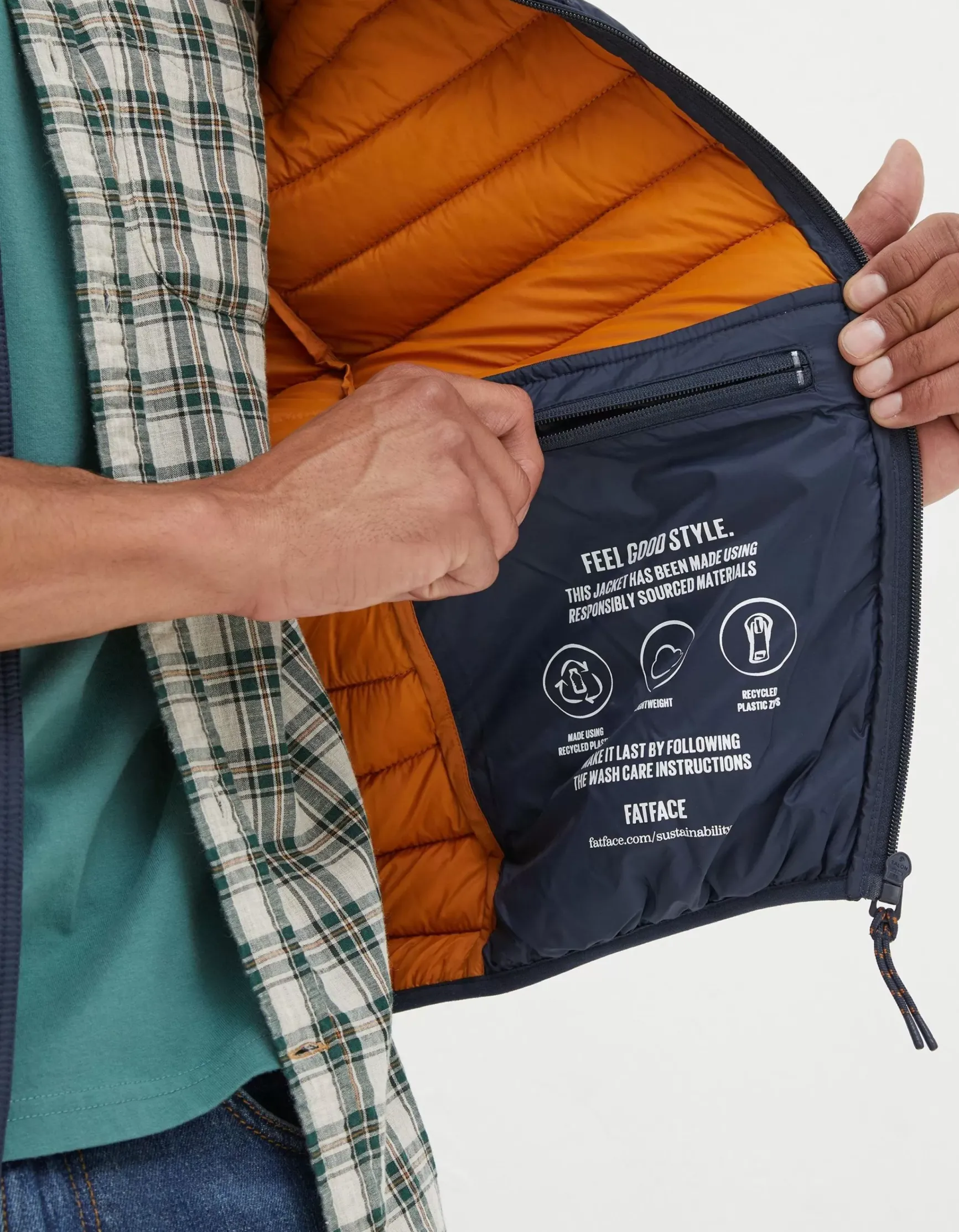 FatFace Dartmouth Gilet|Men Coats & Jackets