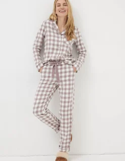 FatFace Debbie Check Pyjamas Gift Box Set|Women View All