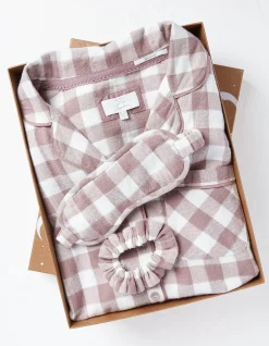 FatFace Debbie Check Pyjamas Gift Box Set|Women View All