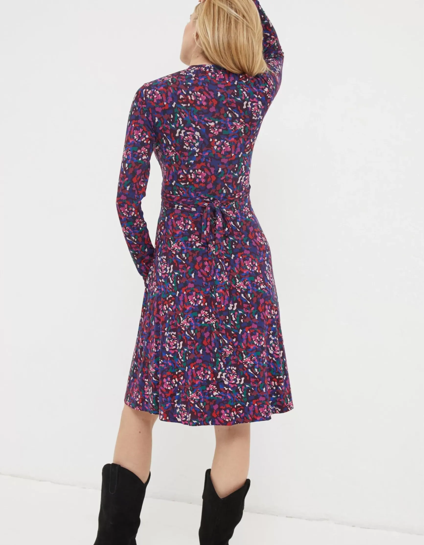FatFace Delphine Abstract Jersey Dress|Women Dresses