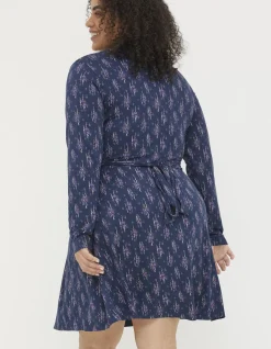 FatFace Delphine Ink Ditsy Jersey Dress|Women View All