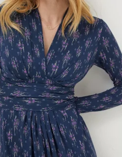 FatFace Delphine Ink Ditsy Jersey Dress|Women Dresses