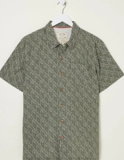 FatFace Dempsey Leaf Print Shirt|Men Shirts