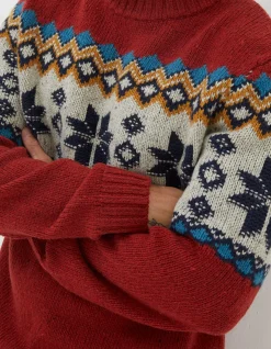 FatFace Denbigh Fairisle Crew Jumper|Men View All