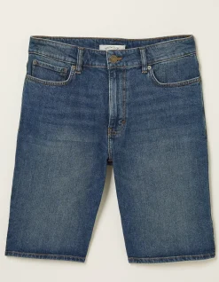 FatFace Denim Mid Vintage Wash Shorts|Men Shorts