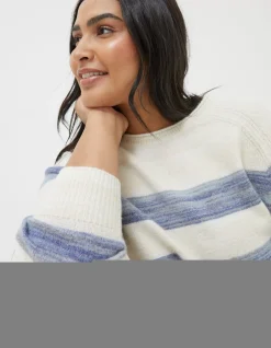 FatFace Denim Ombre Stripe Jumper|Women View All