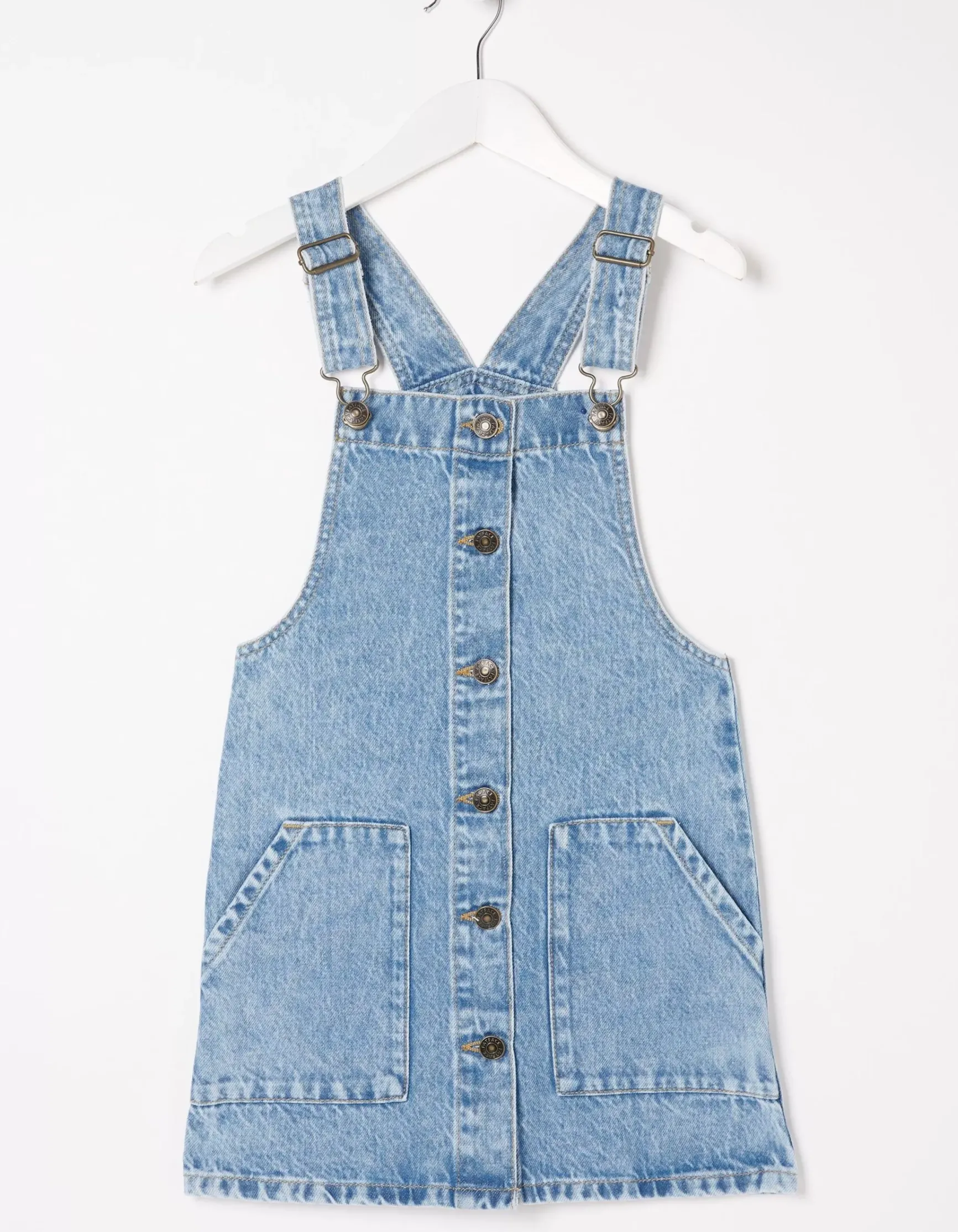 FatFace Denim Pinafore Dress|Girls View All