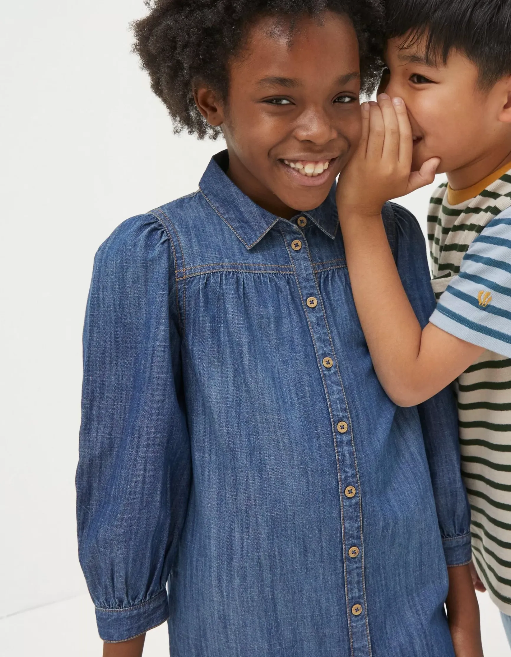 FatFace Denim Shirt Dress|Girls View All