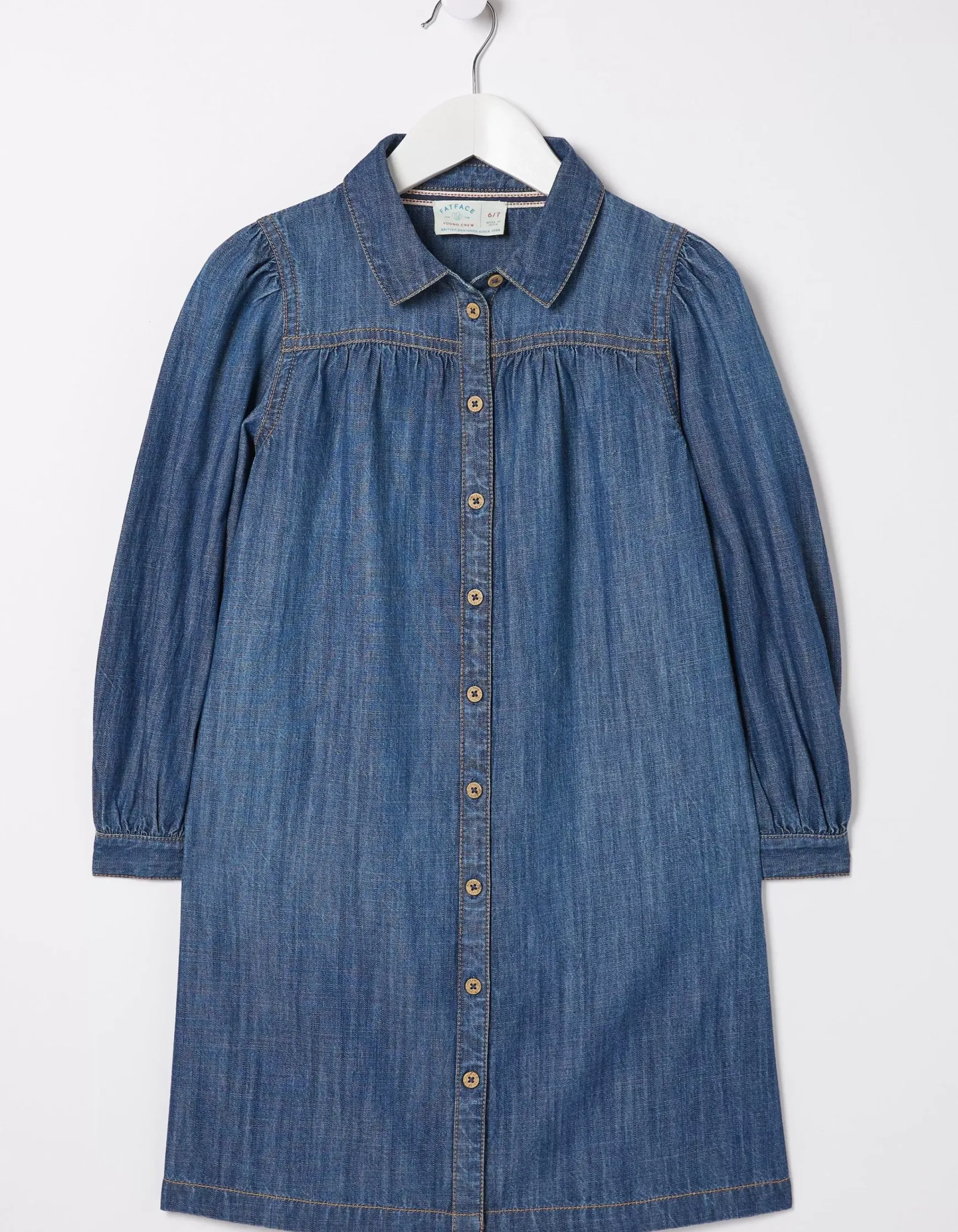 FatFace Denim Shirt Dress|Girls View All