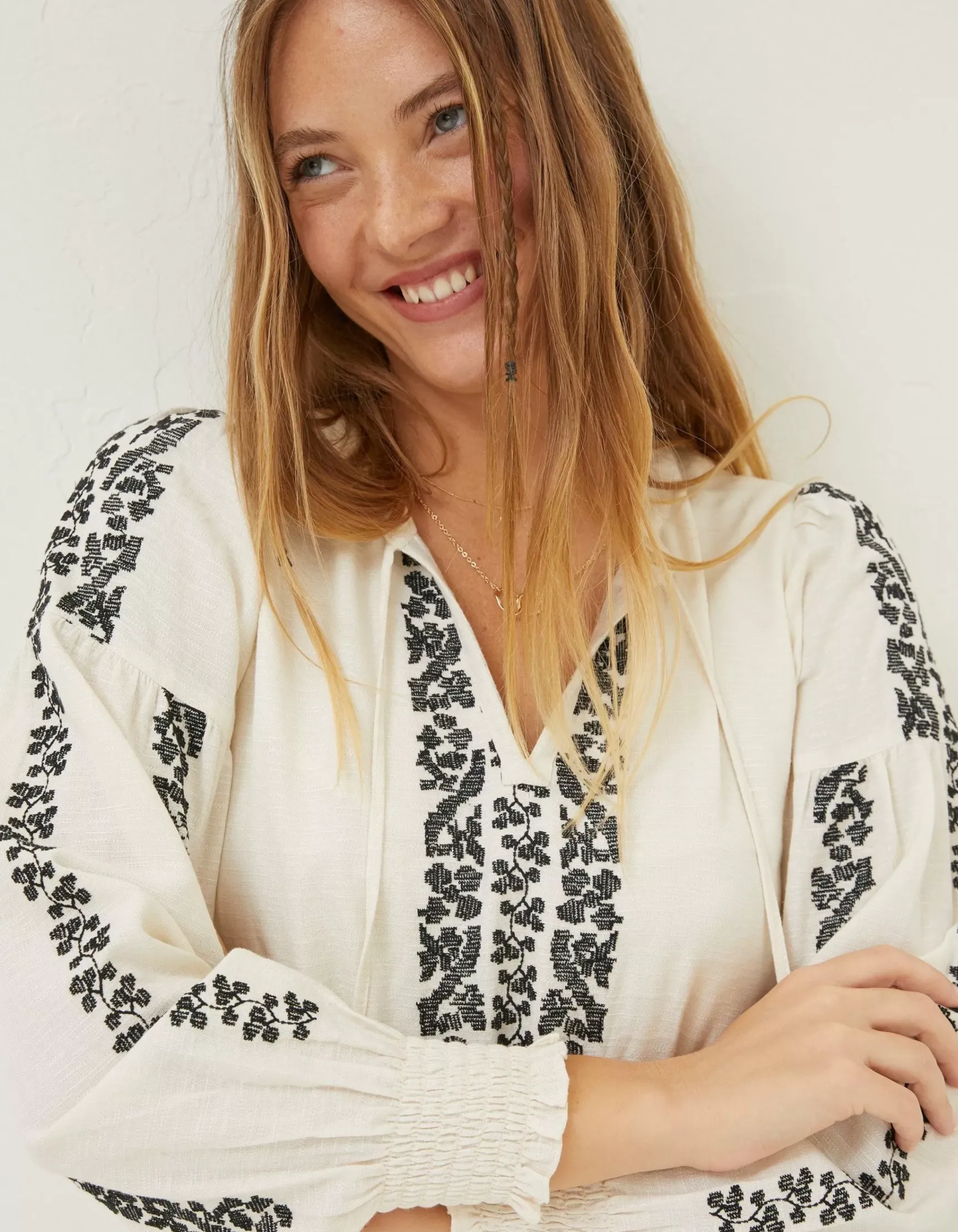 FatFace Devin Embroidered Dress|Women Dresses